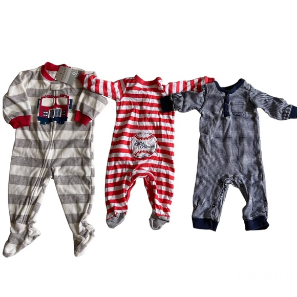 Lot Baby boy clothes 31pcs 6 months GAP, Old Navy, Carters, Jumping Beans - Picture 4 of 10